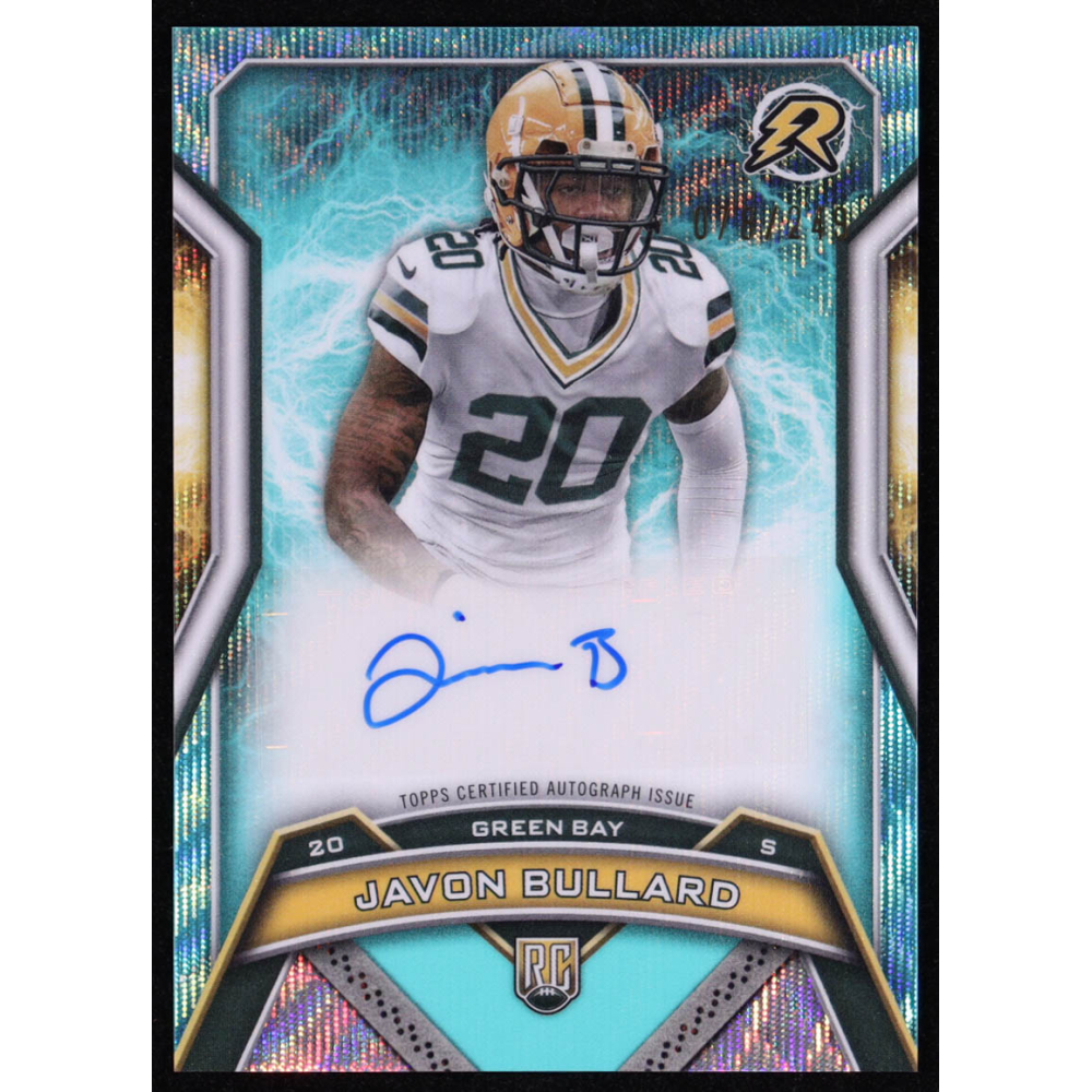 Javon Bullard 2024 Topps Resurgence Resurgence Rookie Signatures Aqua Surge #RRSJBU #078/249 RC at PristineAuction.com