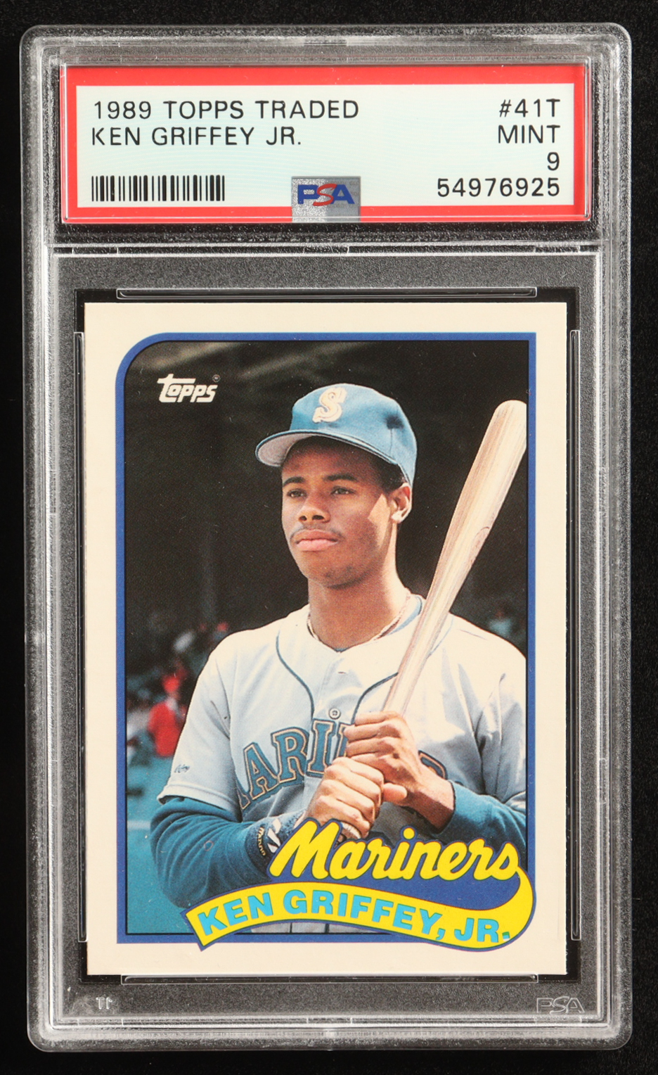 Ken Griffey Jr. 1989 Topps Traded #41T RC (PSA 9) at PristineAuction.com Ken Griffey Jr. 1989 Topps Traded #41T RC (PSA 9) at PristineAuction.com