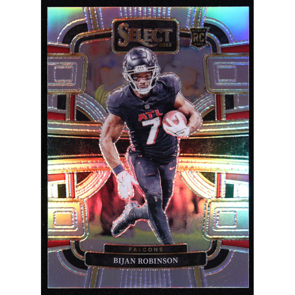 Bijan Robinson 2023 Select Prizm Silver #4 RC at PristineAuction.com