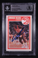Dominique Wilkins Signed 1989-90 Fleer #7 (BGS) at PristineAuction.com