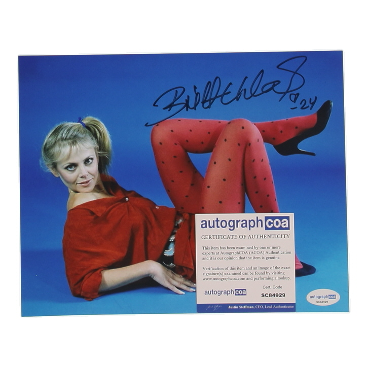 Britt Ekland Signed 8x10 Photo Inscribed "-24" (ACOA) at PristineAuction.com Britt Ekland Signed 8x10 Photo Inscribed "-24" (ACOA) at PristineAuction.com