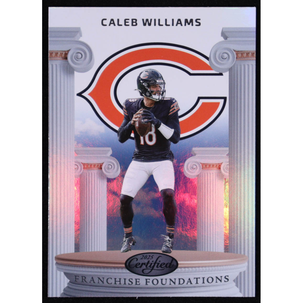 Caleb Williams 2025 Certified Franchise Foundations #24 at PristineAuction.com