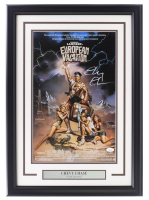 Chevy Chase Signed "National Lampoon's European Vacation" Custom Framed Poster Display (JSA) at PristineAuction.com