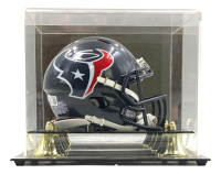 Stefon Diggs Signed Texans Speed Mini Helmet with Display Case (Beckett) at PristineAuction.com