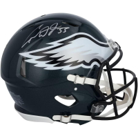 Cooper DeJean Signed Eagles Super Bowl LIX Logo Full-Size Speed Helmet (Fanatics) at PristineAuction.com