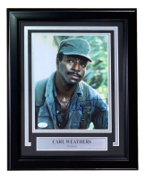 Carl Weathers Signed "Predator" Custom Framed Photo Display (JSA) at PristineAuction.com