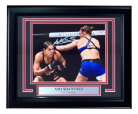 Amanda Nunes Signed UFC Custom Framed Photo Display (JSA) at PristineAuction.com