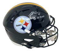 James Harrison Signed Steelers Full-Size Authentic On-Field SpeedFlex Helmet Inscribed "2x SB Champs" (Beckett) at PristineAuction.com