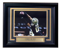 Chris Olave Signed Saints Custom Framed Photo Display (PSA) at PristineAuction.com