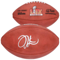 Jalen Hurts Signed Wilson Super Bowl LIX Logo Football (Fanatics) at PristineAuction.com