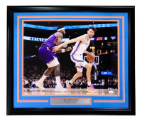 Chet Holmgren Signed Thunder Custom Framed Photo Display (JSA) at PristineAuction.com