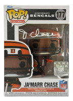 Ja'Marr Chase Signed Bengals #177 Funko Pop! Vinyl Figure (Beckett) at PristineAuction.com