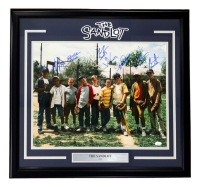 "The Sandlot" Custom Framed Photo Display Cast-Signed by (8) With Patrick Renna, Grant Gelt, Chauncy Leopardi, Tom Guiry (JSA) at PristineAuction.com