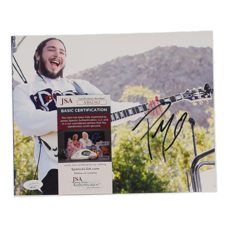 Post Malone Signed 8x10 Photo (JSA) at PristineAuction.com Post Malone Signed 8x10 Photo (JSA) at PristineAuction.com