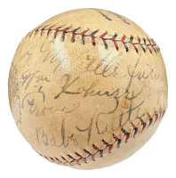 Babe Ruth Signed ONL Baseball with Inscription (JSA) at PristineAuction.com