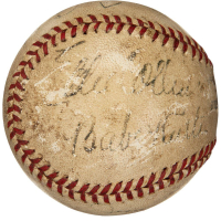 Babe Ruth, Ty Cobb, Honus Wagner | Baseball Greats Baseball Signed By (10) (Beckett & PSA) at PristineAuction.com