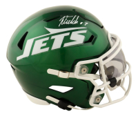 Justin Fields Signed Jets Mid Size SpeedFlex Helmet with Visor (Beckett) at PristineAuction.com