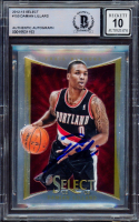 Damian Lillard Signed 2012-13 Panini Select #150 RC (BGS | Auto Grade 10) at PristineAuction.com