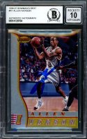 Allen Iverson Signed 1996-97 Bowman Best #R1 RC (BGS | Auto Grade 10) at PristineAuction.com