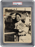 Lou Gehrig & Eleanor Gehrig Signed Yankees 8x10 Photo Inscribed "World Series 1936" (PSA) at PristineAuction.com