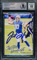 Justin Herbert Signed 2020 Panini Luminance #203 RC (BGS | Auto Grade 10) at PristineAuction.com