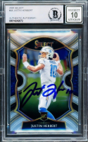 Justin Herbert Signed 2020 Panini Select #44 RC (BGS | Auto Grade 10) at PristineAuction.com
