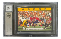 Joe Montana Signed 1985 Topps #148 (BGS | Auto Grade 10) at PristineAuction.com