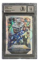 Emmitt Smith Signed 2016 Prizm #22 (BGS | Auto Grade 10) at PristineAuction.com