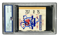 Larry Bird Signed 1981 Celtics All-Star Game Ticket Stub (PSA | Gem MT 10) at PristineAuction.com