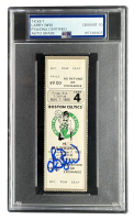 Larry Bird Signed 1980 Celtics vs Bucks Ticket Stub (PSA | Gem MT 10) at PristineAuction.com