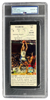 Larry Bird Signed 1995 Celtics vs Heat Ticket Stub (PSA | Gem MT 10) at PristineAuction.com