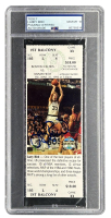 Larry Bird Signed 1995 Celtics vs Heat Ticket (PSA | Gem MT 10) at PristineAuction.com