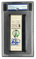 Larry Bird Signed 1980 Celtics vs Hawks Ticket Stub (PSA | Gem MT 10) at PristineAuction.com