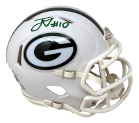 Jordan Love Signed Packers Speed Mini Helmet (Beckett) at PristineAuction.com