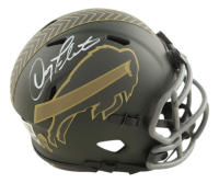 Doug Flutie Signed Bills Salute To Service Alternate Speed Mini Helmet (Beckett) at PristineAuction.com