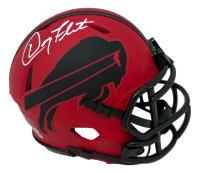 Doug Flutie Signed Bills Rave Alternate Speed Mini Helmet (Beckett) at PristineAuction.com