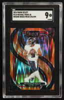 Michael Penix Jr. 2024 Panini Select Orange Shock Prizm #110 RC #294/399 (SGC 9) at PristineAuction.com