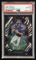 Kirk Cousins 2022 Panini Select Die-Cut Zebra Prizm #184 (PSA 10) at PristineAuction.com