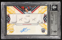 Austin Martin 2019 Elite Extra Edition USA Collegiate Material Signatures Gold #17 #03/25 (BGS 9 | Autograph Grade BGS 10) at PristineAuction.com