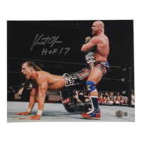 Kurt Angle Signed WWE 8x10 Photo Inscribed "HOF 17" (Beckett) at PristineAuction.com
