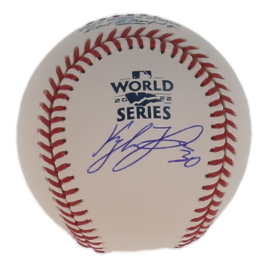 Kyle Tucker Signed 2022 World Series Baseball (Beckett) at PristineAuction.com Kyle Tucker Signed 2022 World Series Baseball (Beckett) at PristineAuction.com
