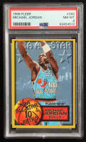 Michael Jordan 1996 Fleer NBA All Star 10 Retro #282 (PSA 8) at PristineAuction.com