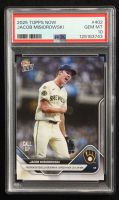 Jacob Misiorowski 2025 Topps Now #402 RC (PSA 10) at PristineAuction.com