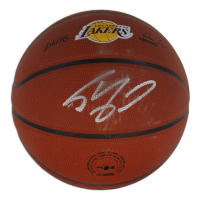 Shaquille O'Neal Signed Lakers Logo NBA Basketball (Authentic Ink) at PristineAuction.com