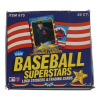 1987 Fleer Limited Edition Baseball Superstars Complete Box Set of (36) Packs at PristineAuction.com