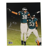 Jihaad Campbell Signed Eagles 8x10 Photo (Beckett) at PristineAuction.com