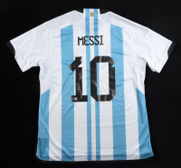 Lionel Messi Signed Argentina Adidas Authentic Jersey Inscribed "Leo" (Beckett) at PristineAuction.com
