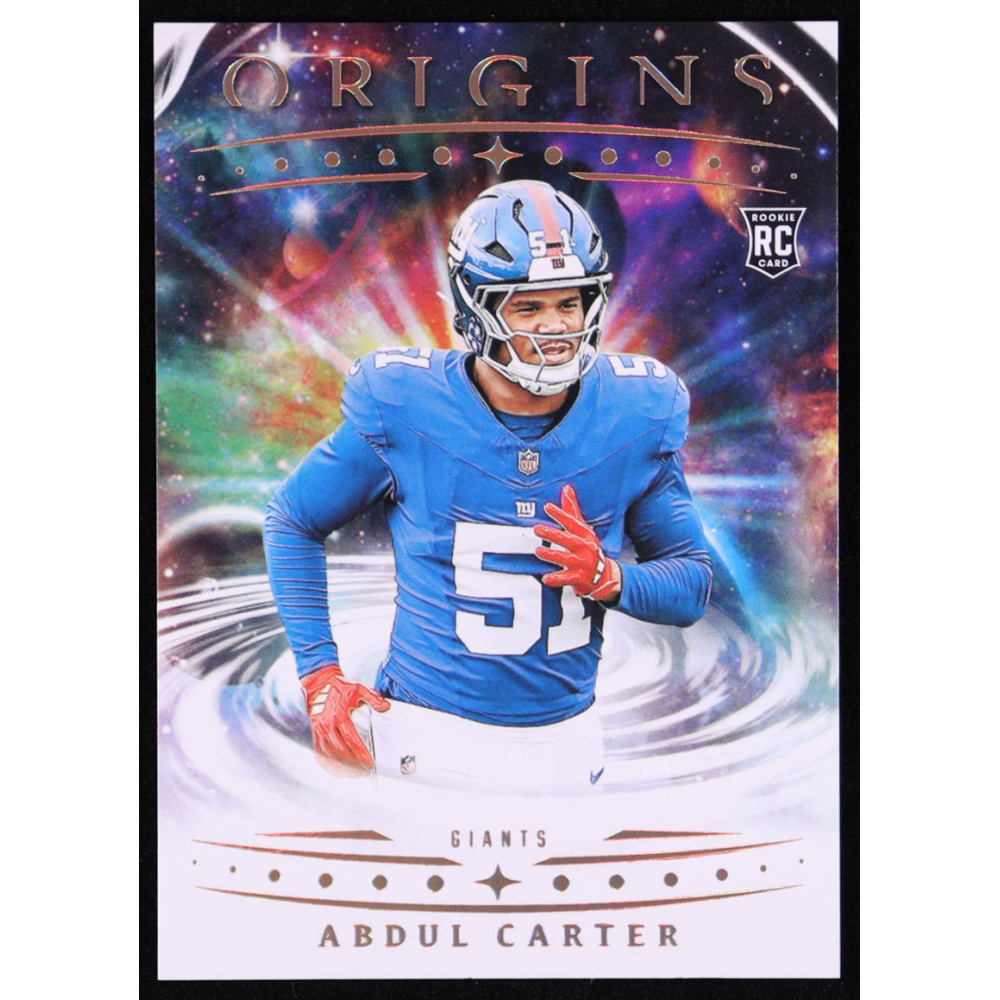 Abdul Carter 2025 Panini Origins #112 RC at PristineAuction.com