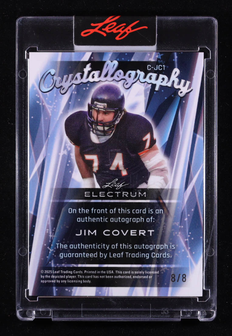 Jim Covert 2025 Leaf Electrum Crystallography Auto #C-JC1 #8/8 at PristineAuction.com Jim Covert 2025 Leaf Electrum Crystallography Auto #C-JC1 #8/8 at PristineAuction.com