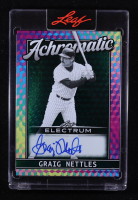 Graig Nettles 2025 Leaf Electrum Achromatic Auto #A-GN1 #3/5 at PristineAuction.com